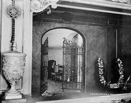 Riviera Theatre - Riviera Entrance To Mens Smoking Room From John Lauter